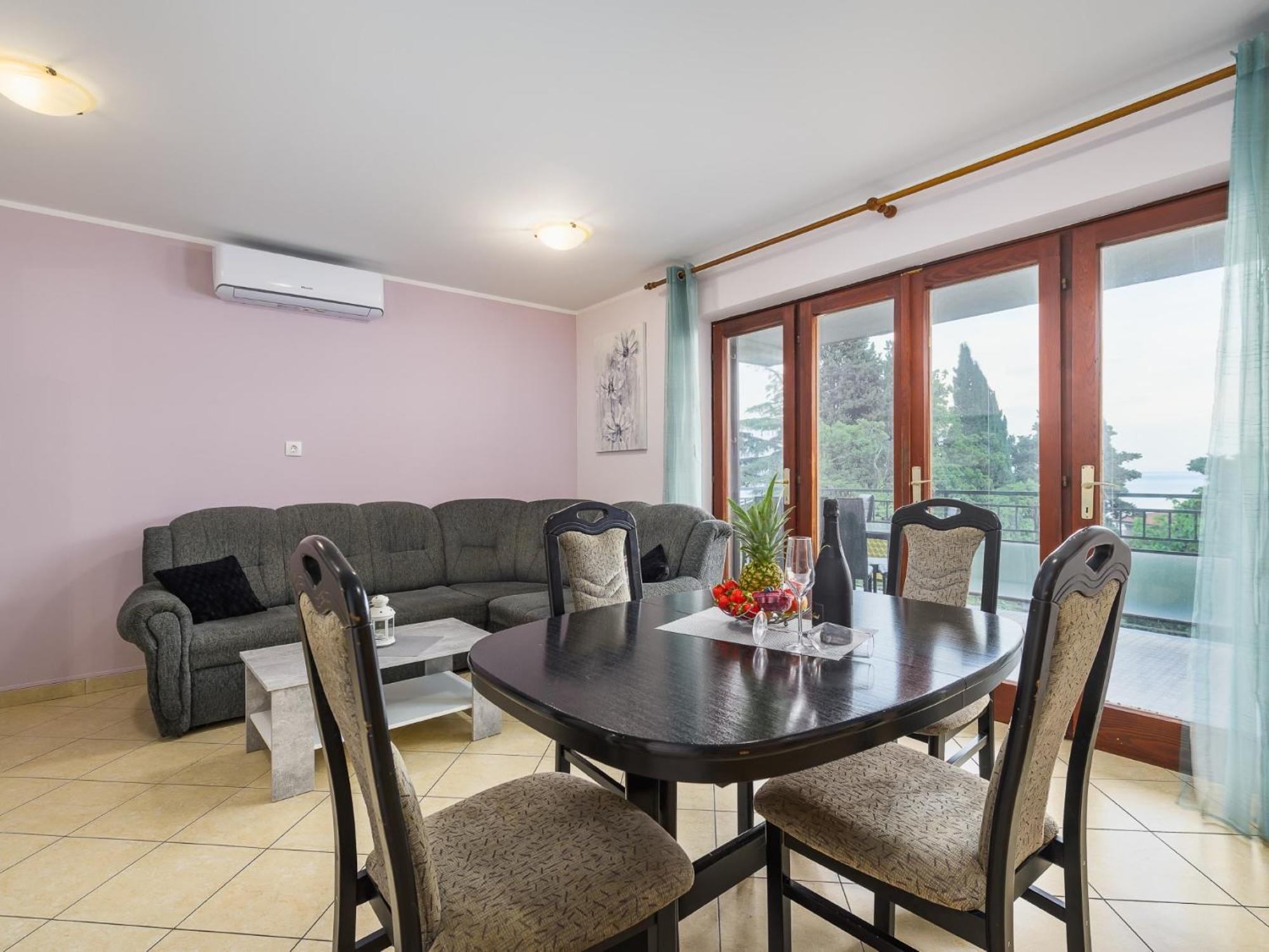 Apartments Vilma 로브란 객실 사진